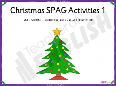 Christmas SPAG Activities 1 - KS1 Teaching Resources